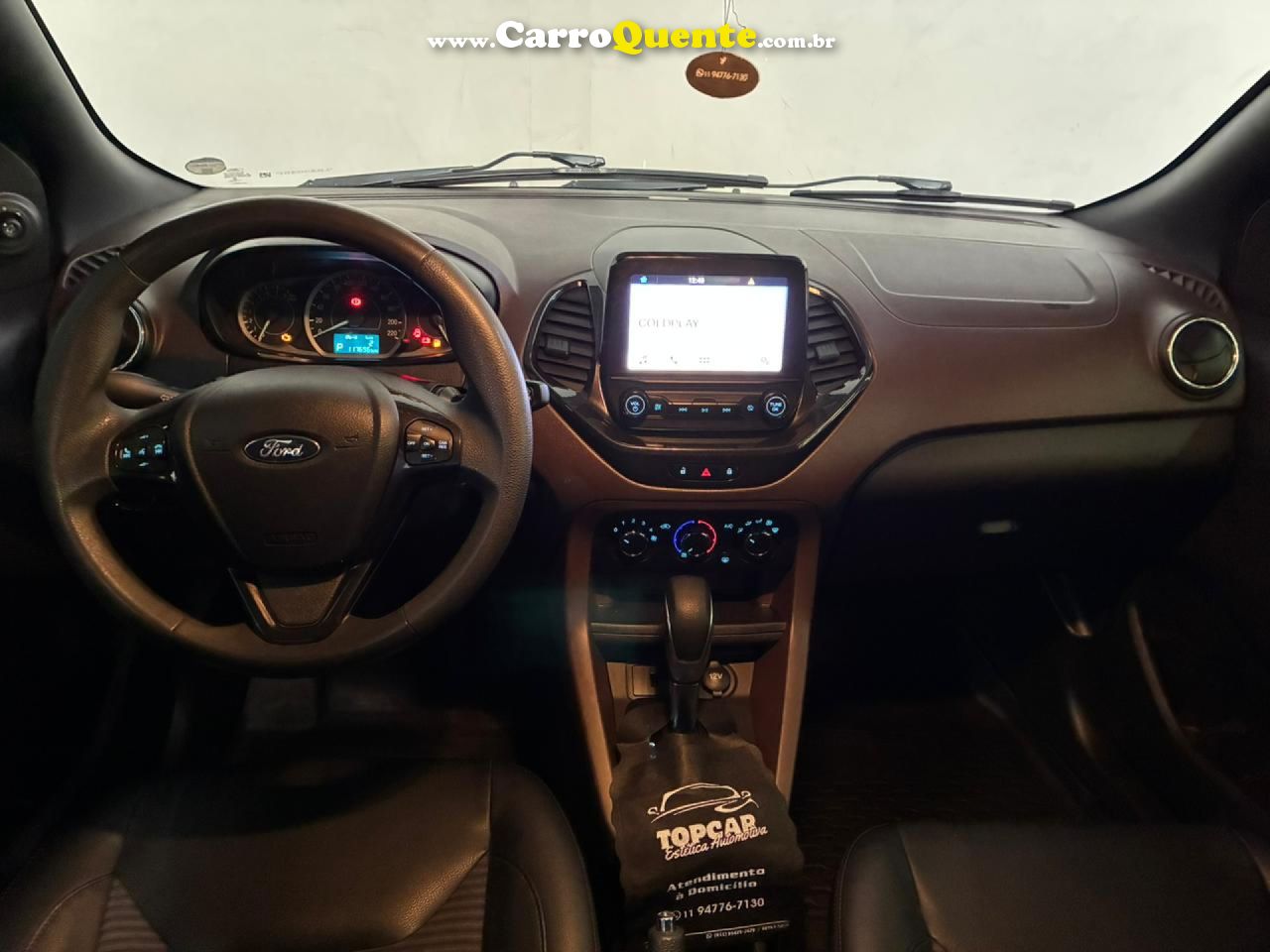 FORD   KA 1.5 FREESTYLE 12V FLEX 5P AUT.   CINZA 2020 00 FLEX - Loja