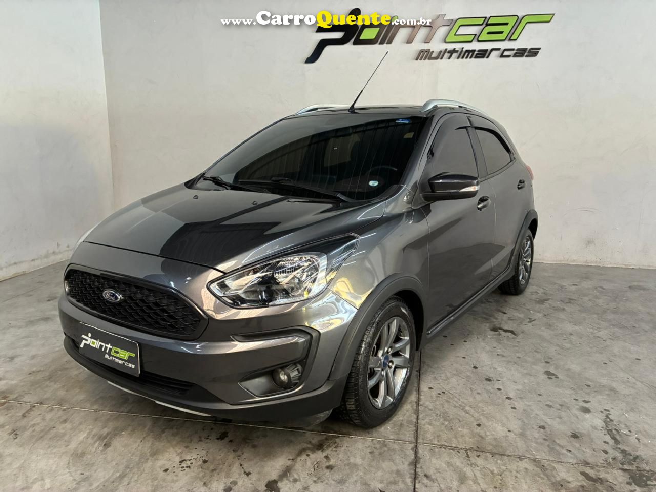 FORD   KA 1.5 FREESTYLE 12V FLEX 5P AUT.   CINZA 2020 00 FLEX - Loja