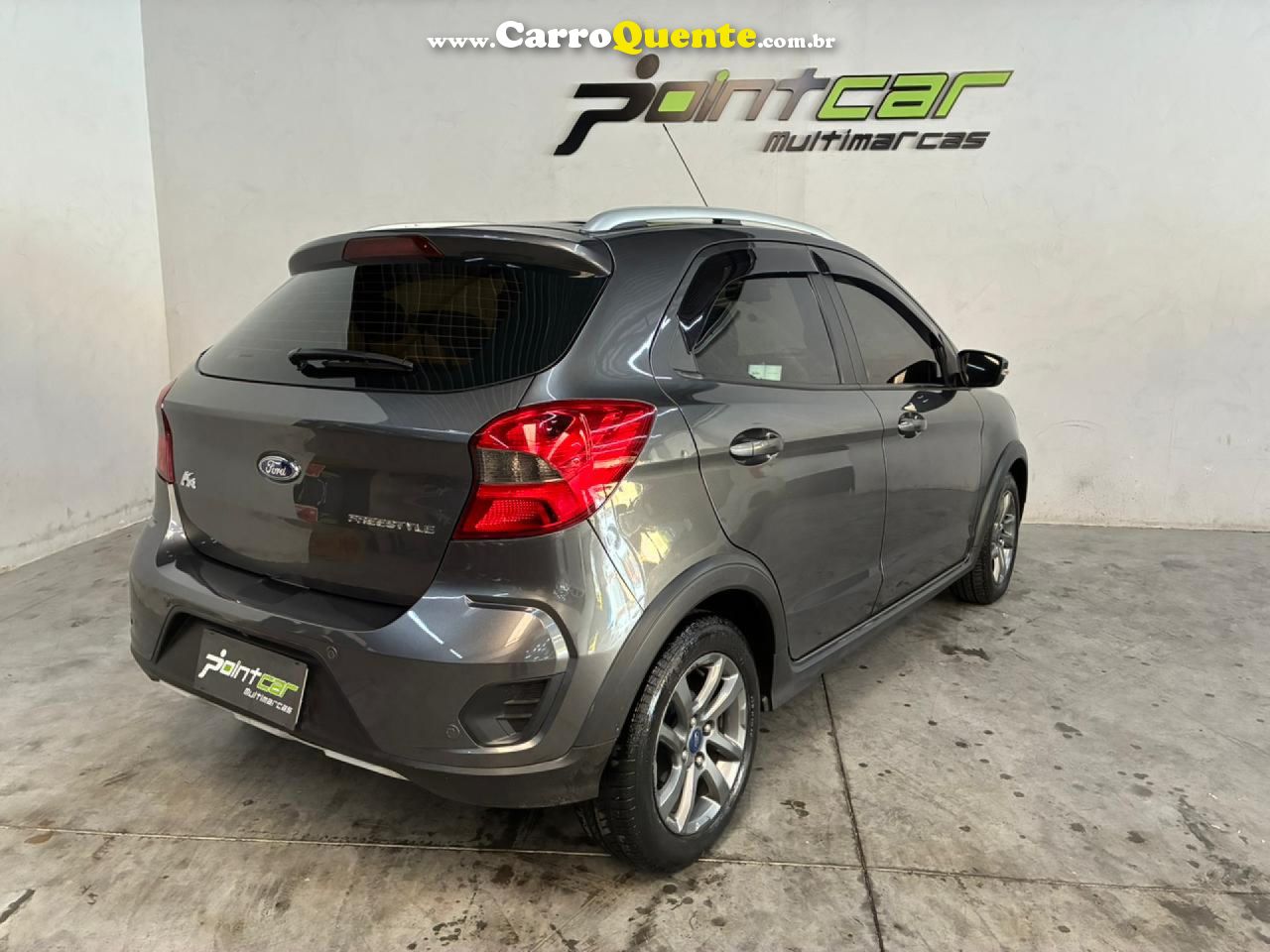 FORD   KA 1.5 FREESTYLE 12V FLEX 5P AUT.   CINZA 2020 00 FLEX - Loja