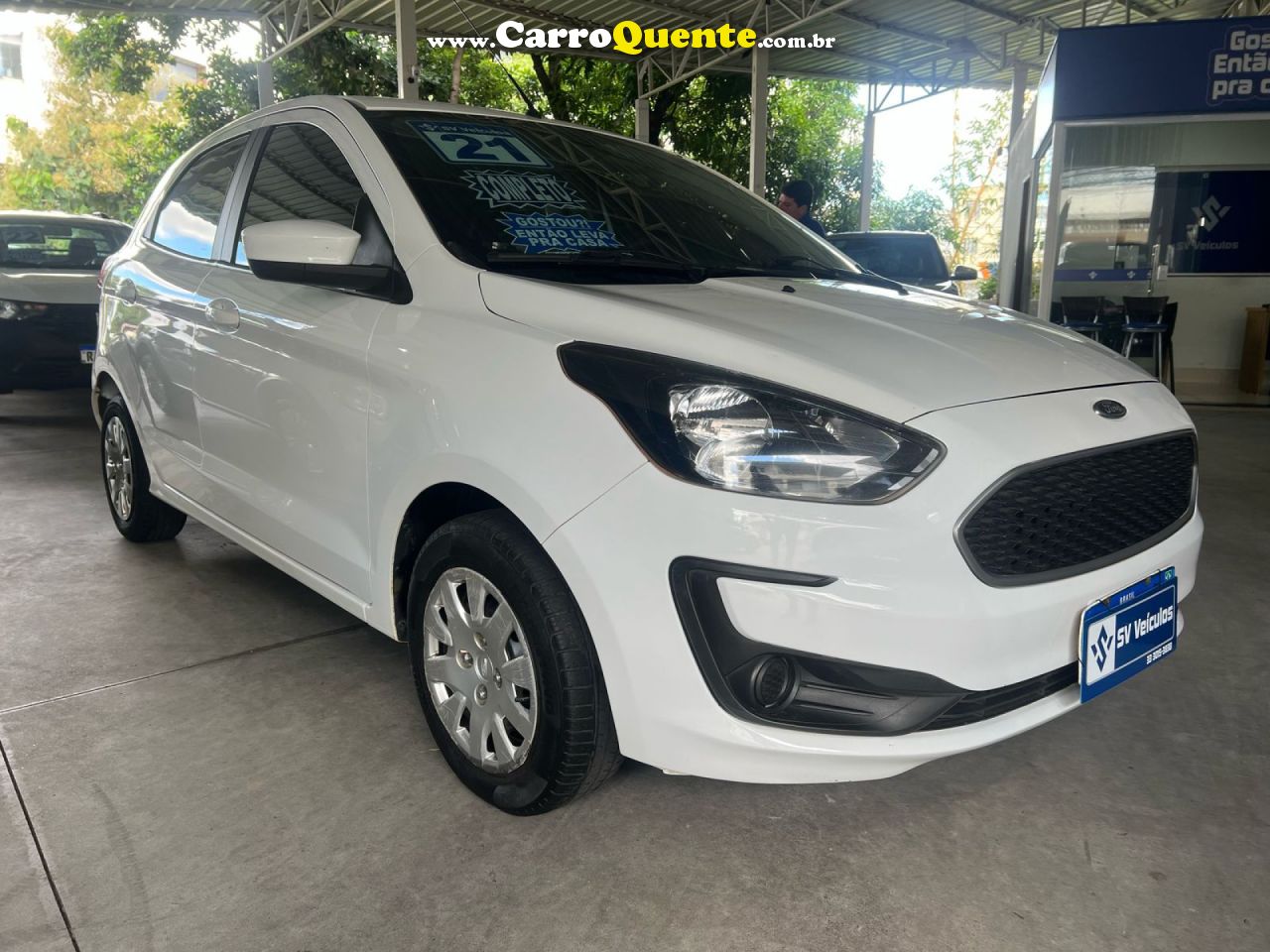 FORD   KA SE 1.0   BRANCO 2021 1.0 GASOLINA - Loja