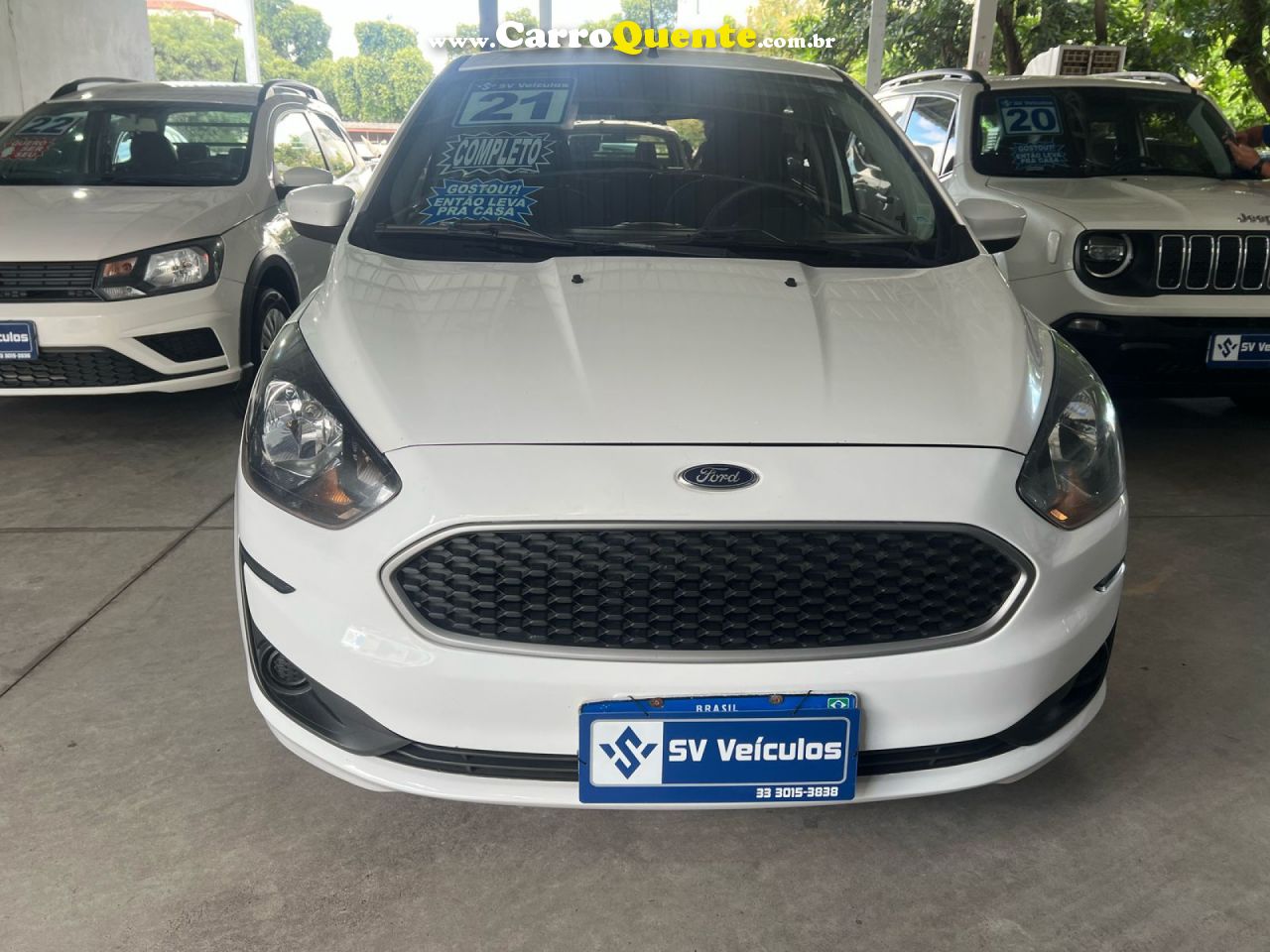 FORD   KA SE 1.0   BRANCO 2021 1.0 GASOLINA - Loja