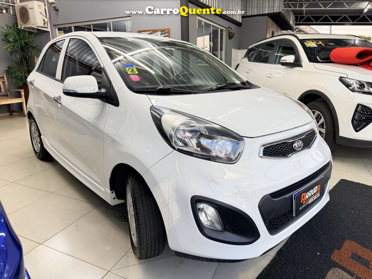 KIA   PICANTO EX 1.11.0 1.0 FLEX AUT.   BRANCO 2012 1.0 FLEX - Loja