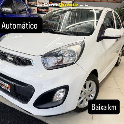 KIA   PICANTO EX 1.11.0 1.0 FLEX AUT.   BRANCO 2012 1.0 FLEX