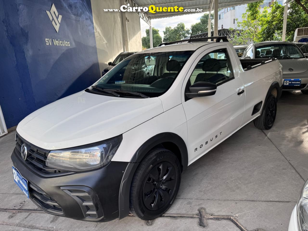 VOLKSWAGEN   SAVEIRO CABINE SIMPLES RB   BRANCO 2024 1.6 GASOLINA - Loja