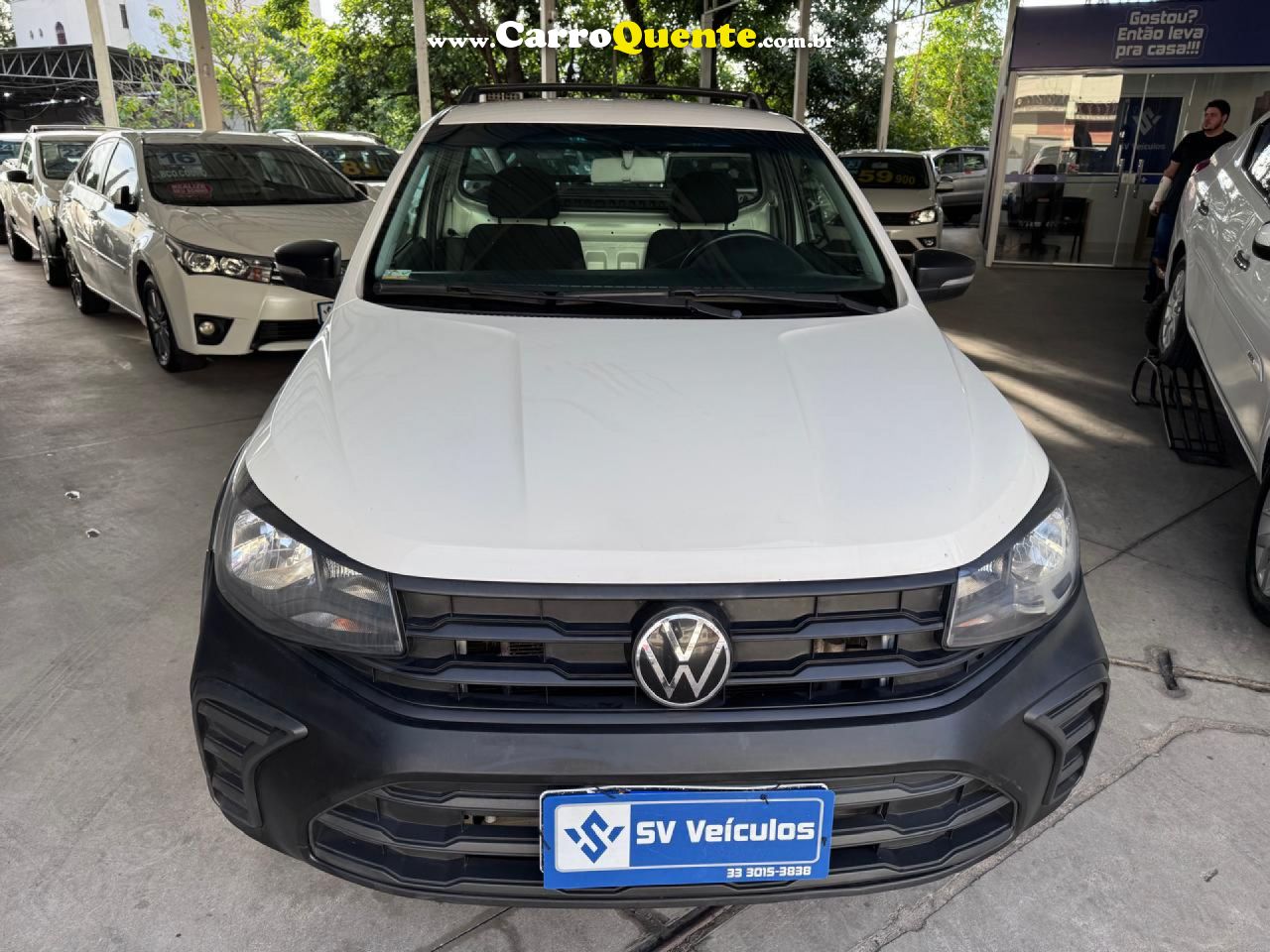 VOLKSWAGEN   SAVEIRO CABINE SIMPLES RB   BRANCO 2024 1.6 GASOLINA - Loja