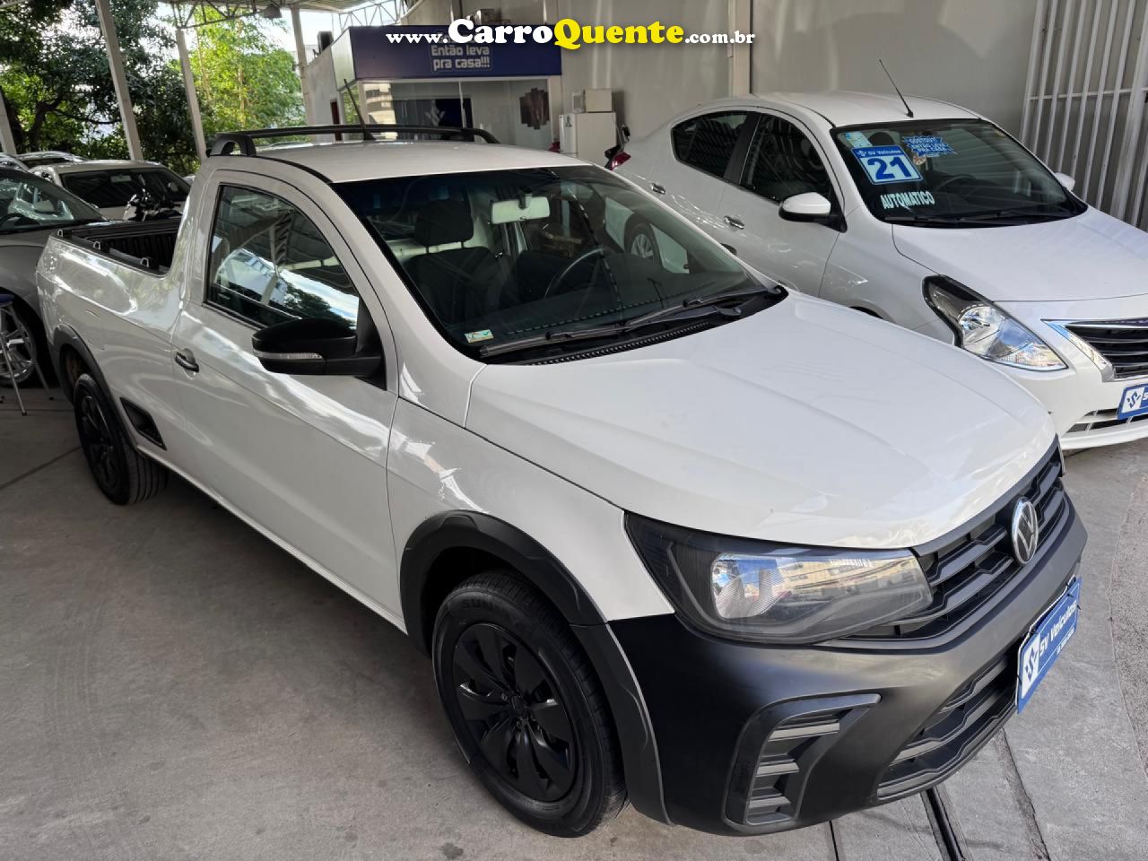 VOLKSWAGEN   SAVEIRO CABINE SIMPLES RB   BRANCO 2024 1.6 GASOLINA - Loja