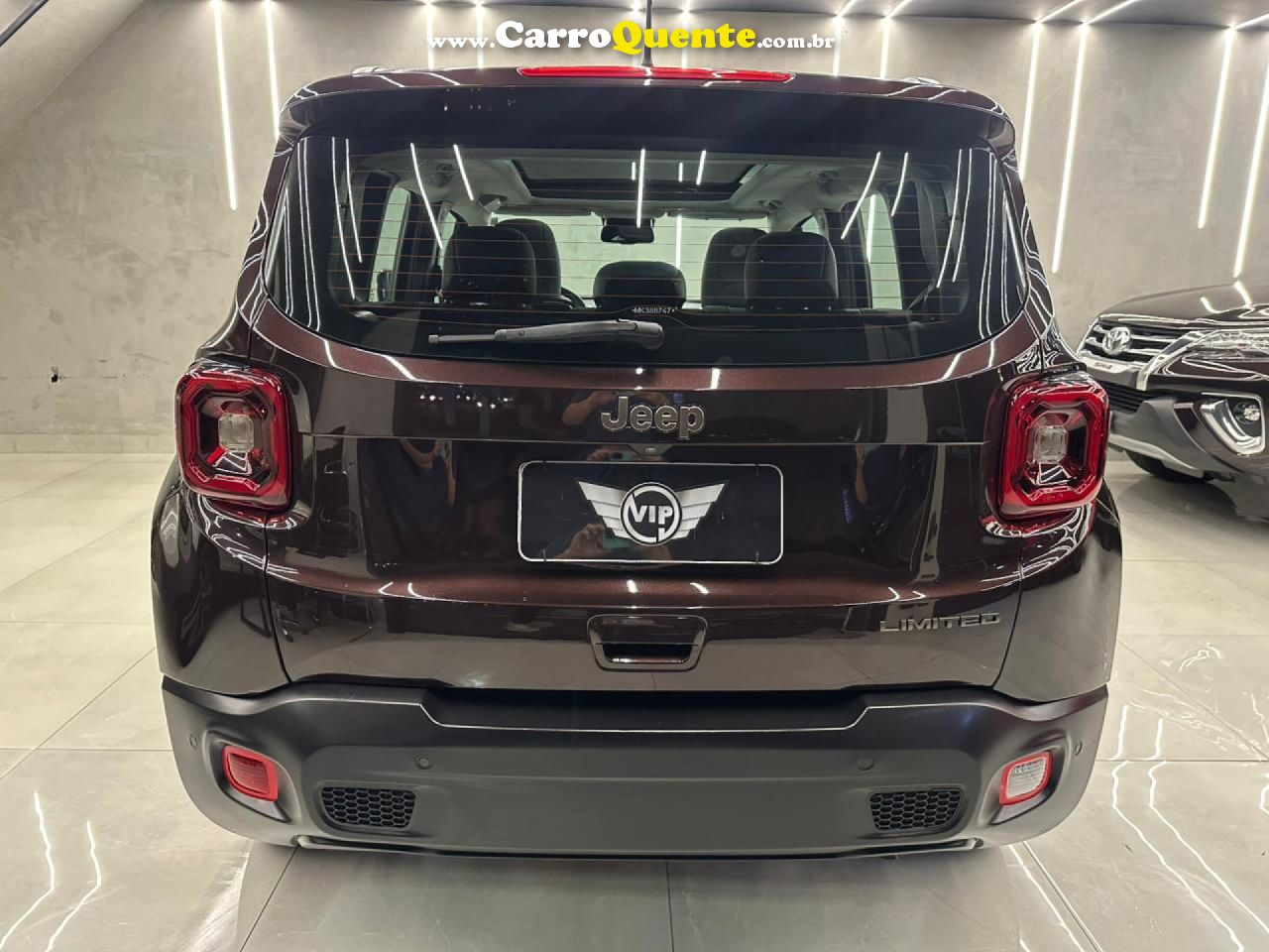 JEEP   JEEP RENEGADE LIMITED AT   MARROM 2021 1.8 FLEX - Loja