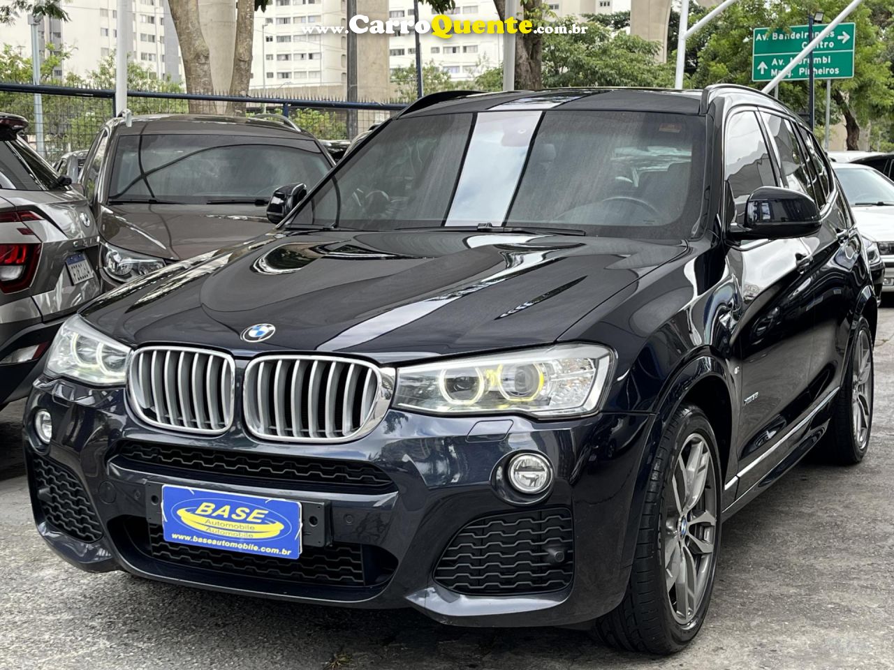 BMW   X3 XDRIVE 35IM-SPORT 3.0 306CV BI-TURBO   PRETO 2016 3.0 V6 T GASOLINA - Loja