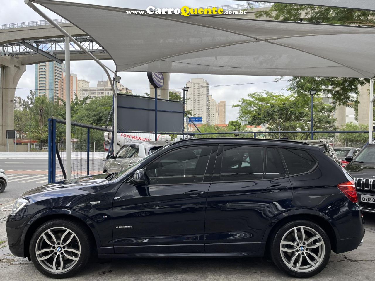 BMW   X3 XDRIVE 35IM-SPORT 3.0 306CV BI-TURBO   PRETO 2016 3.0 V6 T GASOLINA - Loja