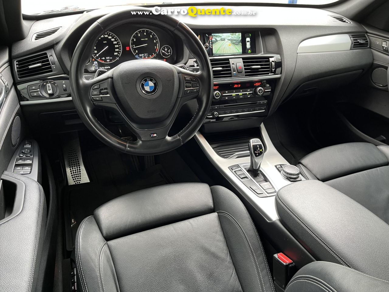 BMW   X3 XDRIVE 35IM-SPORT 3.0 306CV BI-TURBO   PRETO 2016 3.0 V6 T GASOLINA - Loja