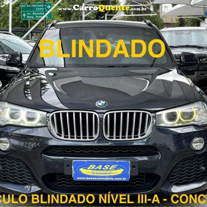 BMW   X3 XDRIVE 35IM-SPORT 3.0 306CV BI-TURBO   PRETO 2016 3.0 V6 T GASOLINA