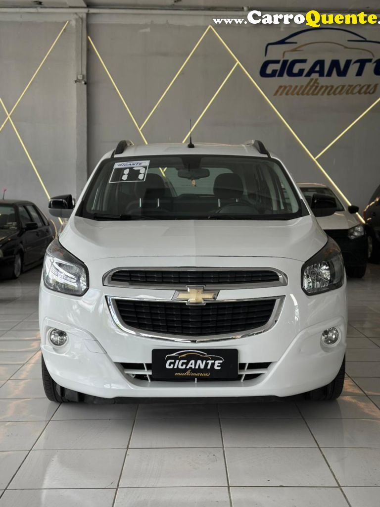 CHEVROLET   SPIN ADVANTAGE 1.8 8V ECONO.FLEX 5P AUT.   BRANCO 2017 1.8 FLEX - Loja