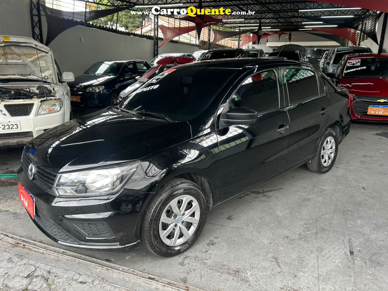 VOLKSWAGEN   VOYAGE 1.0 FLEX 12V 4P   PRETO 2022 1.0 FLEX - Loja