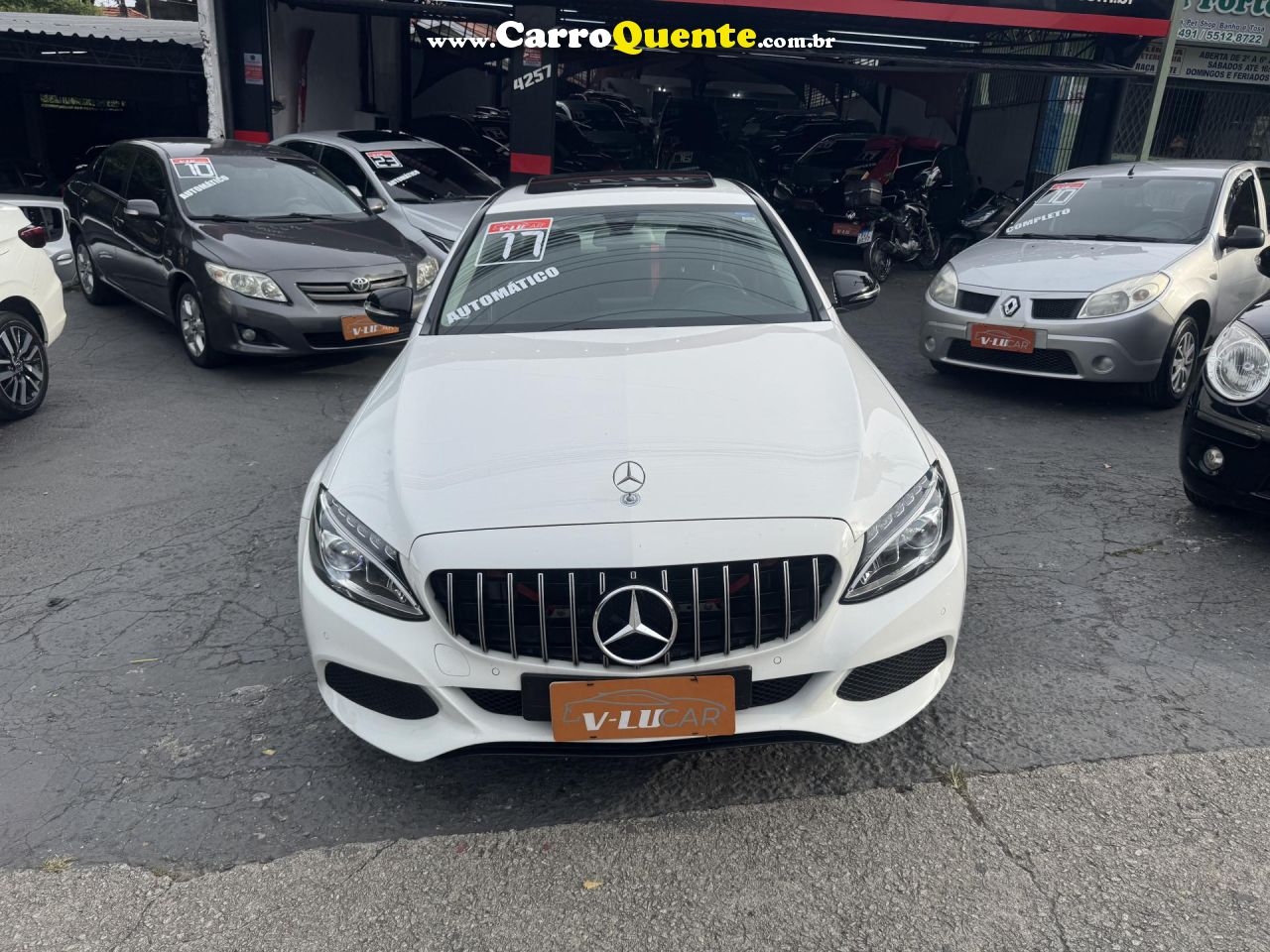 MERCEDES-BENZ   C-200 AVANTGARDE 2.0 TB 16V 184CV AUT.   BRANCO 2017 2.0 GASOLINA - Loja