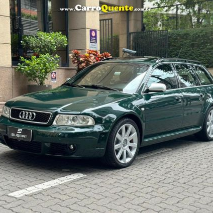 AUDI   2.7 AVANT QUATTRO V6 30V TURBO GASOLINA 4P MANUAL   VERDE 2001 2.7 GASOLINA