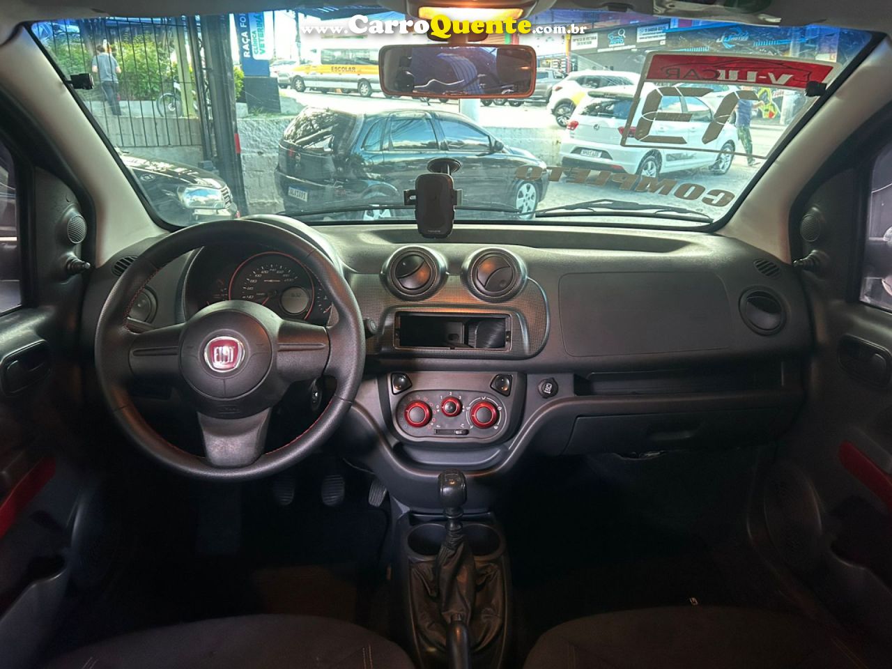 FIAT   UNO SPORTING 1.4 EVO FIRE FLEX 8V 4P   CINZA 2013 1.4 FLEX - Loja