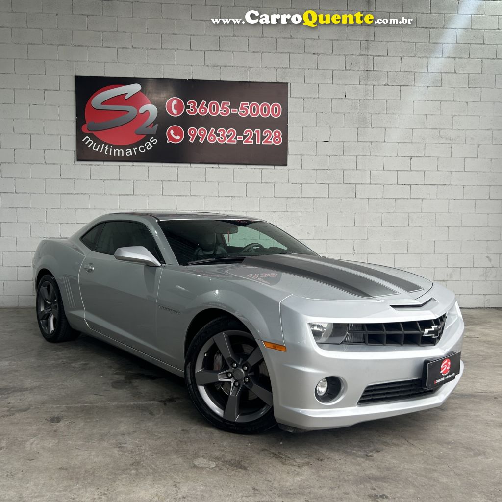 CHEVROLET   CAMARO SS 6.2 V8 16V   PRATA 2011 6.2 GASOLINA - Loja