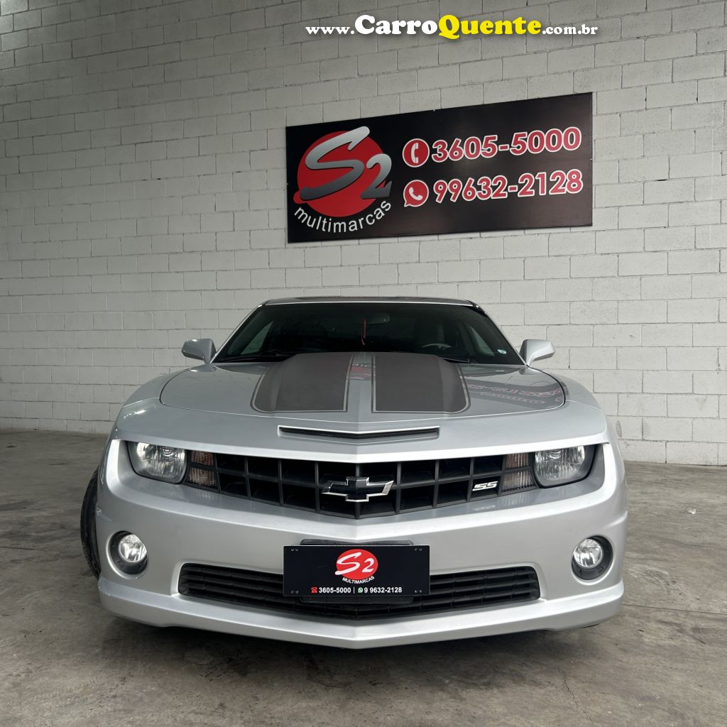CHEVROLET   CAMARO SS 6.2 V8 16V   PRATA 2011 6.2 GASOLINA - Loja