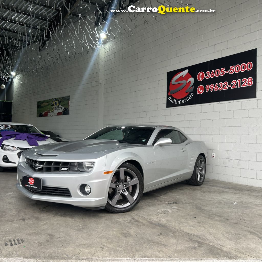 CHEVROLET   CAMARO SS 6.2 V8 16V   PRATA 2011 6.2 GASOLINA - Loja