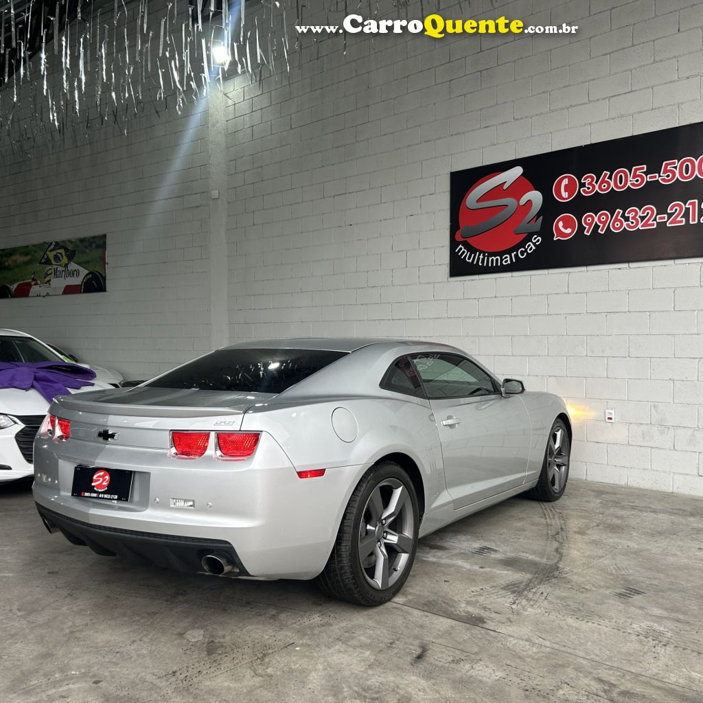 CHEVROLET   CAMARO SS 6.2 V8 16V   PRATA 2011 6.2 GASOLINA - Loja