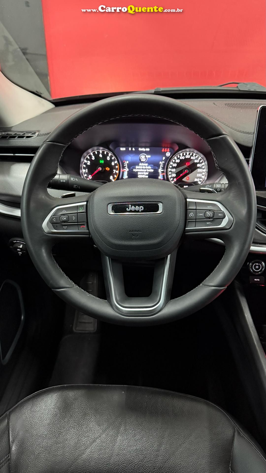 JEEP   COMPASS LONG. T270 1.3 TB 4X2 FLEX AUT.   CINZA 2022 1.3 FLEX - Loja