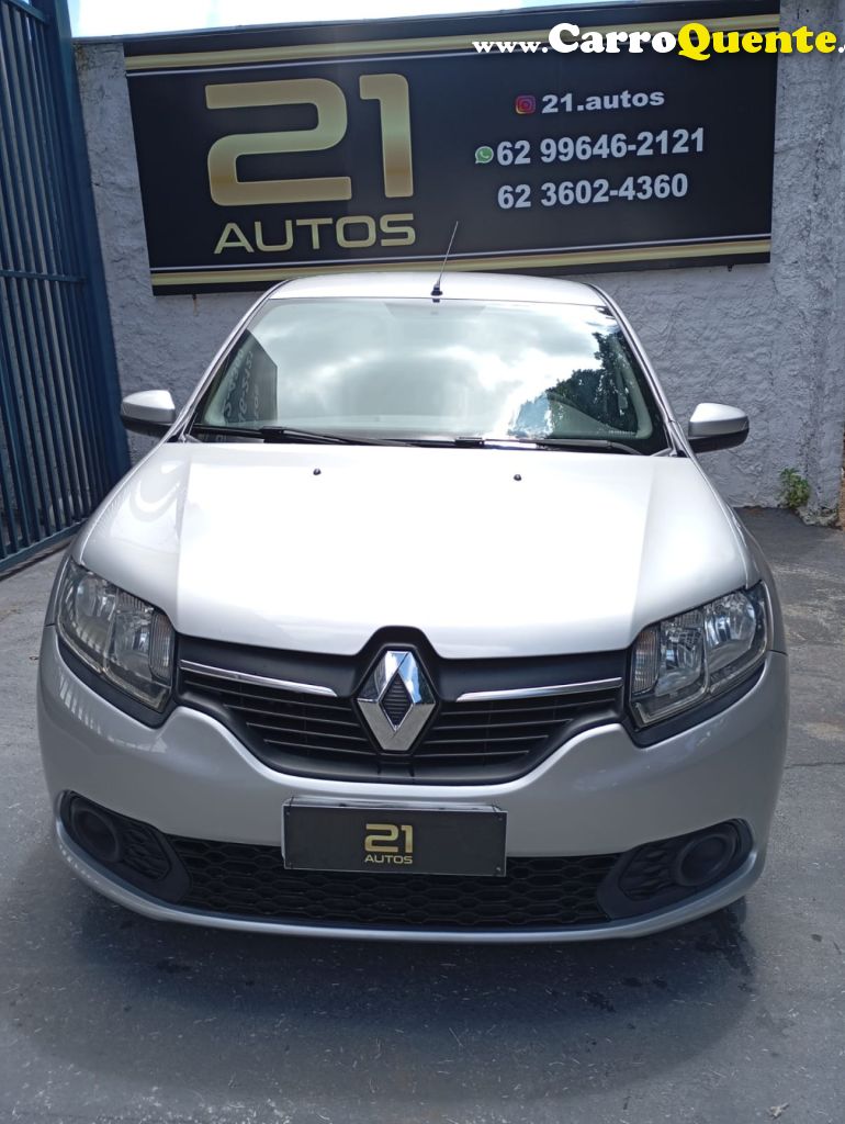 RENAULT   SANDERO EXPRES EASYR HI-FLEX 1.6 8V   PRATA 2017 1.6 GASOLINA - Loja