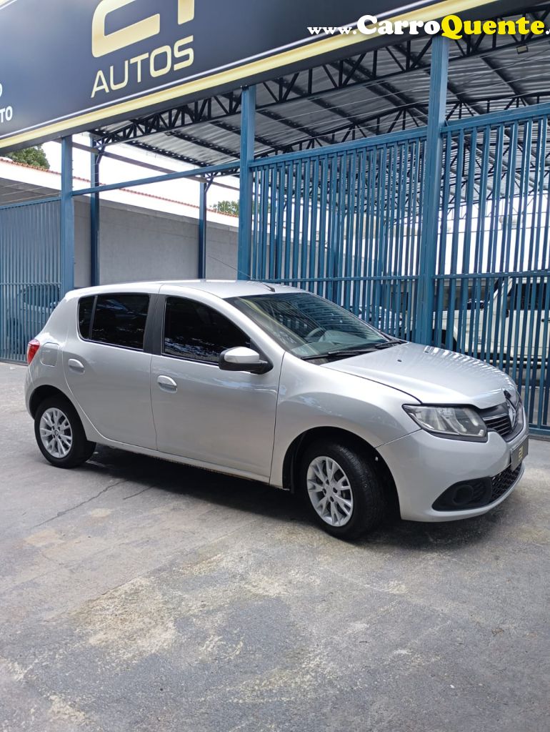 RENAULT   SANDERO EXPRES EASYR HI-FLEX 1.6 8V   PRATA 2017 1.6 GASOLINA - Loja