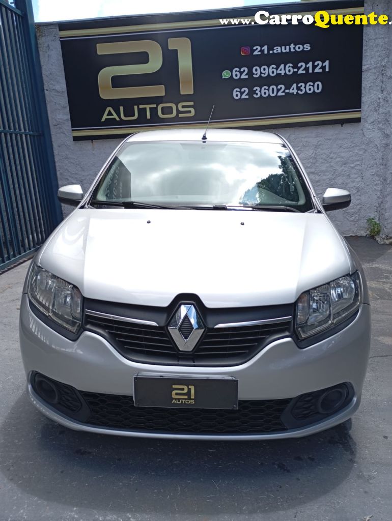 RENAULT   SANDERO EXPRES EASYR HI-FLEX 1.6 8V   PRATA 2017 1.6 GASOLINA - Loja