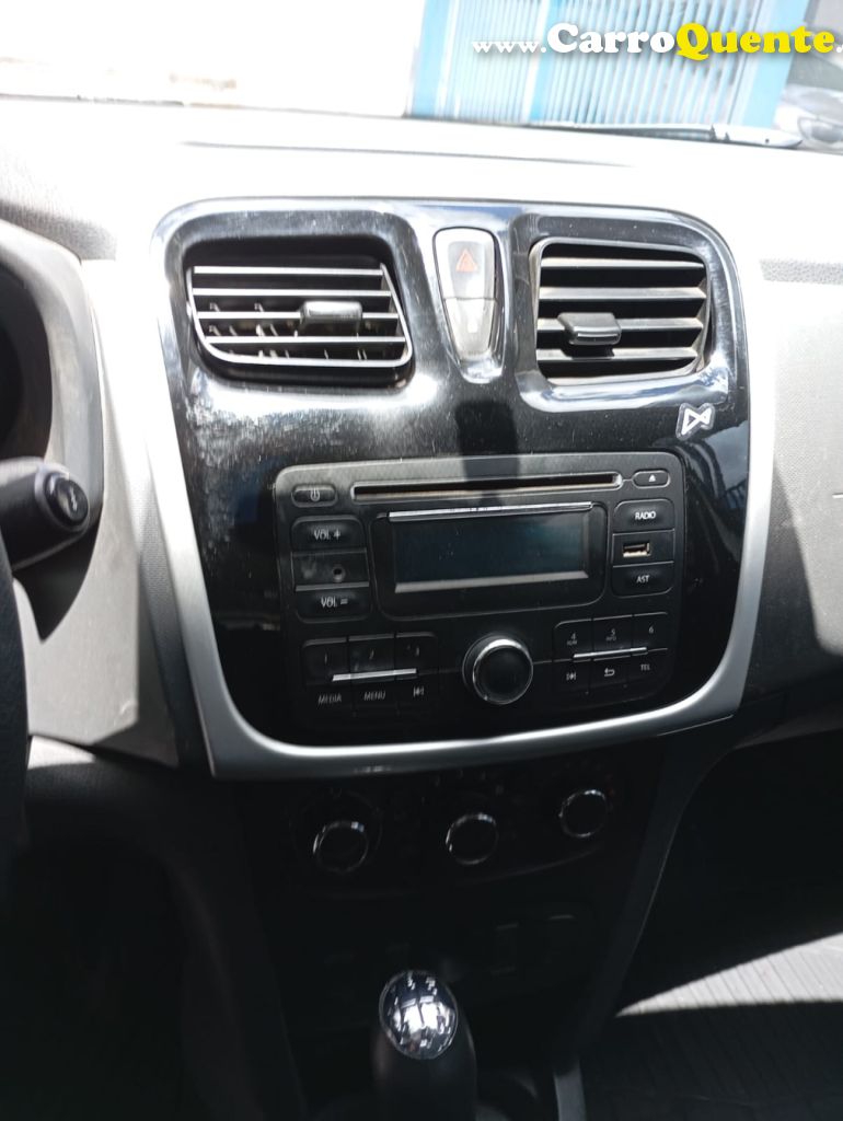 RENAULT   SANDERO EXPRES EASYR HI-FLEX 1.6 8V   PRATA 2017 1.6 GASOLINA - Loja