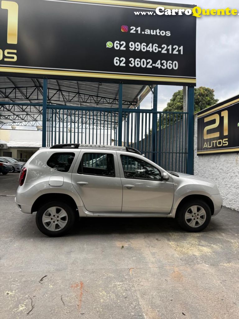 RENAULT   DUSTER DYNAMIQUE 2.0 FLEX 16V AUT.   PRATA 2016 2.0 FLEX - Loja
