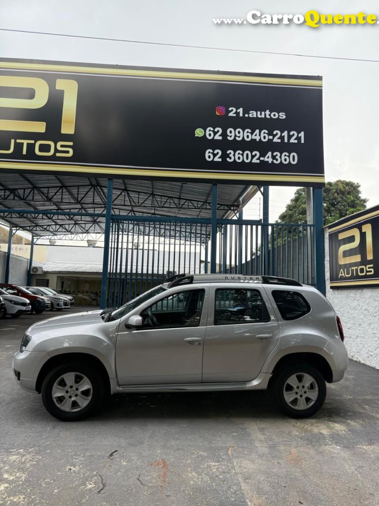 RENAULT   DUSTER DYNAMIQUE 2.0 FLEX 16V AUT.   PRATA 2016 2.0 FLEX - Loja