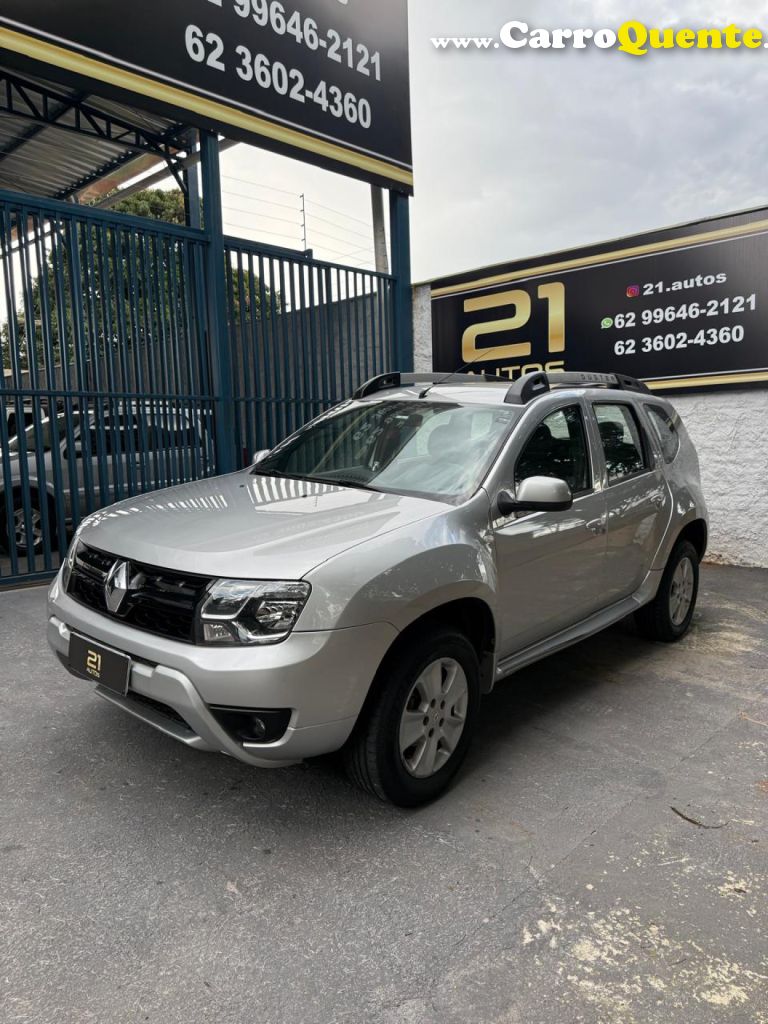 RENAULT   DUSTER DYNAMIQUE 2.0 FLEX 16V AUT.   PRATA 2016 2.0 FLEX - Loja