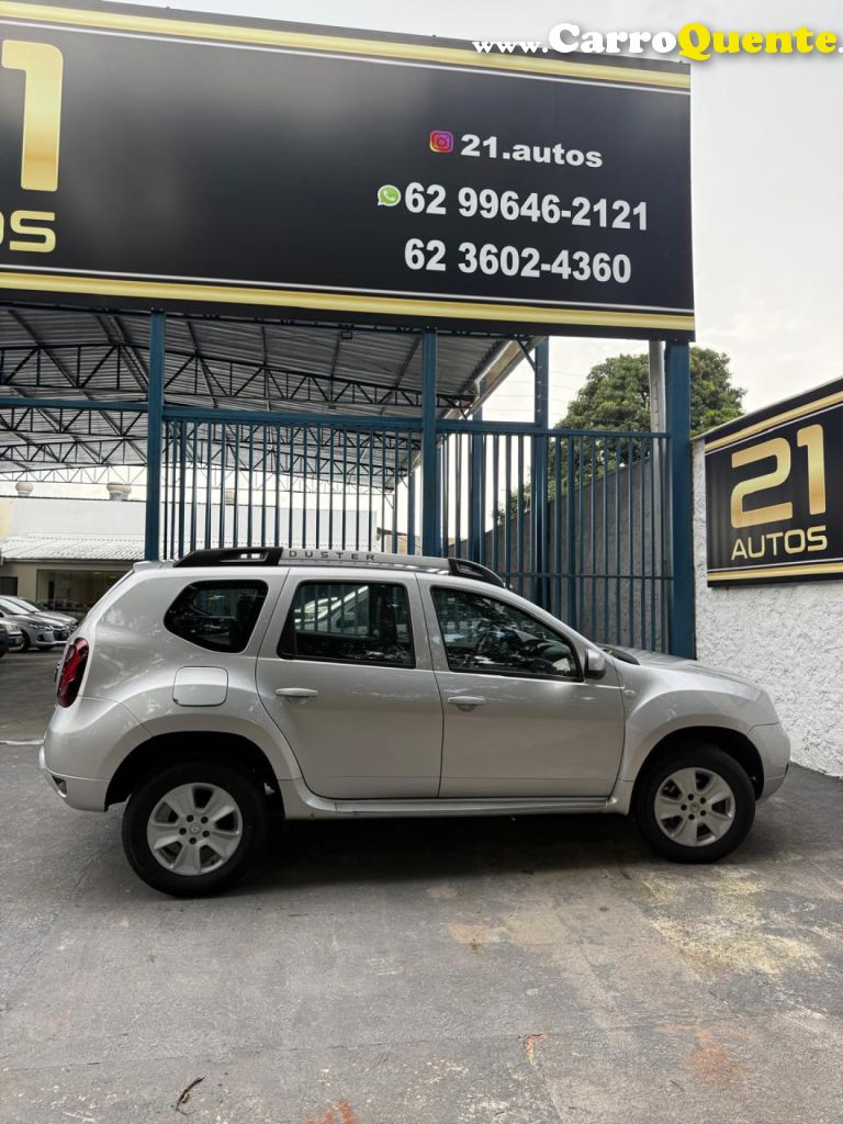 RENAULT   DUSTER DYNAMIQUE 2.0 FLEX 16V AUT.   PRATA 2016 2.0 FLEX - Loja