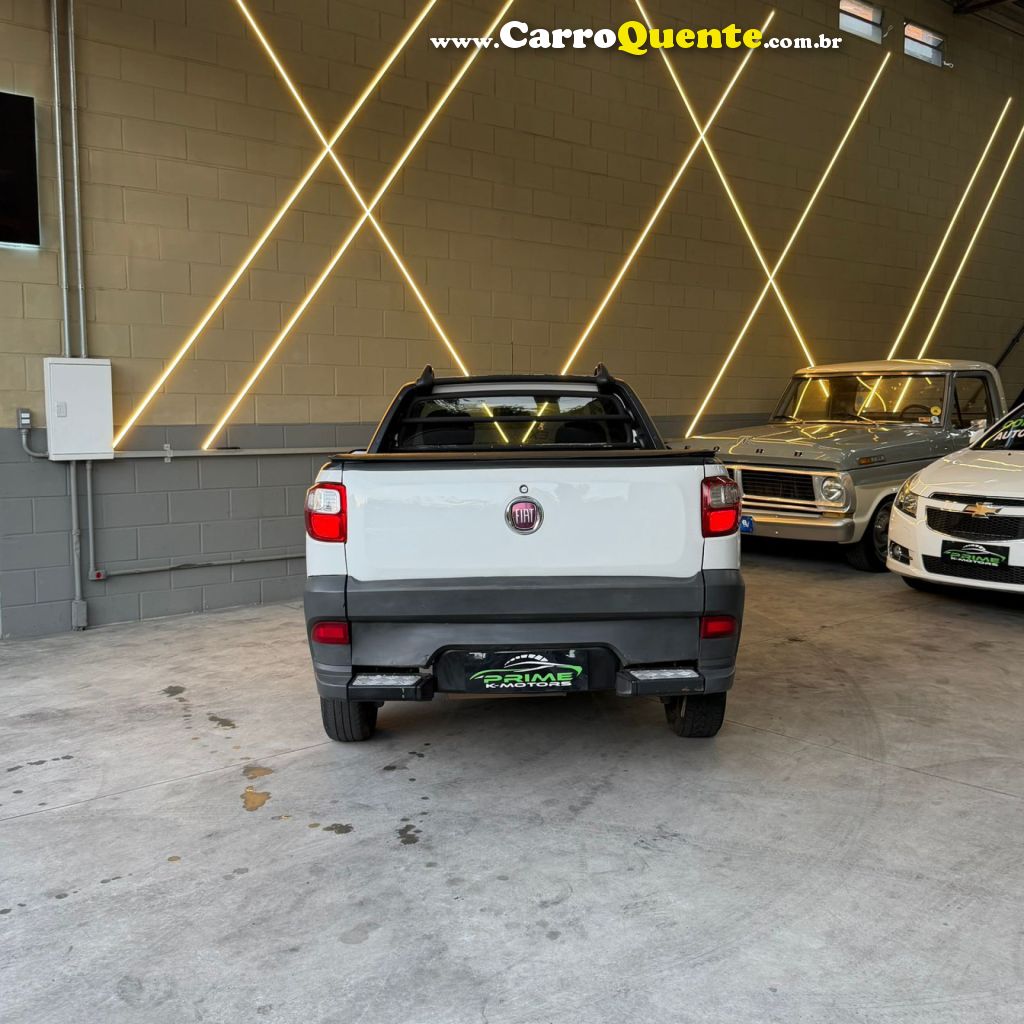 FIAT   STRADA WORKING HARD 1.4 FIRE FLEX 8V CE   BRANCO 2018 1.4 FLEX - Loja