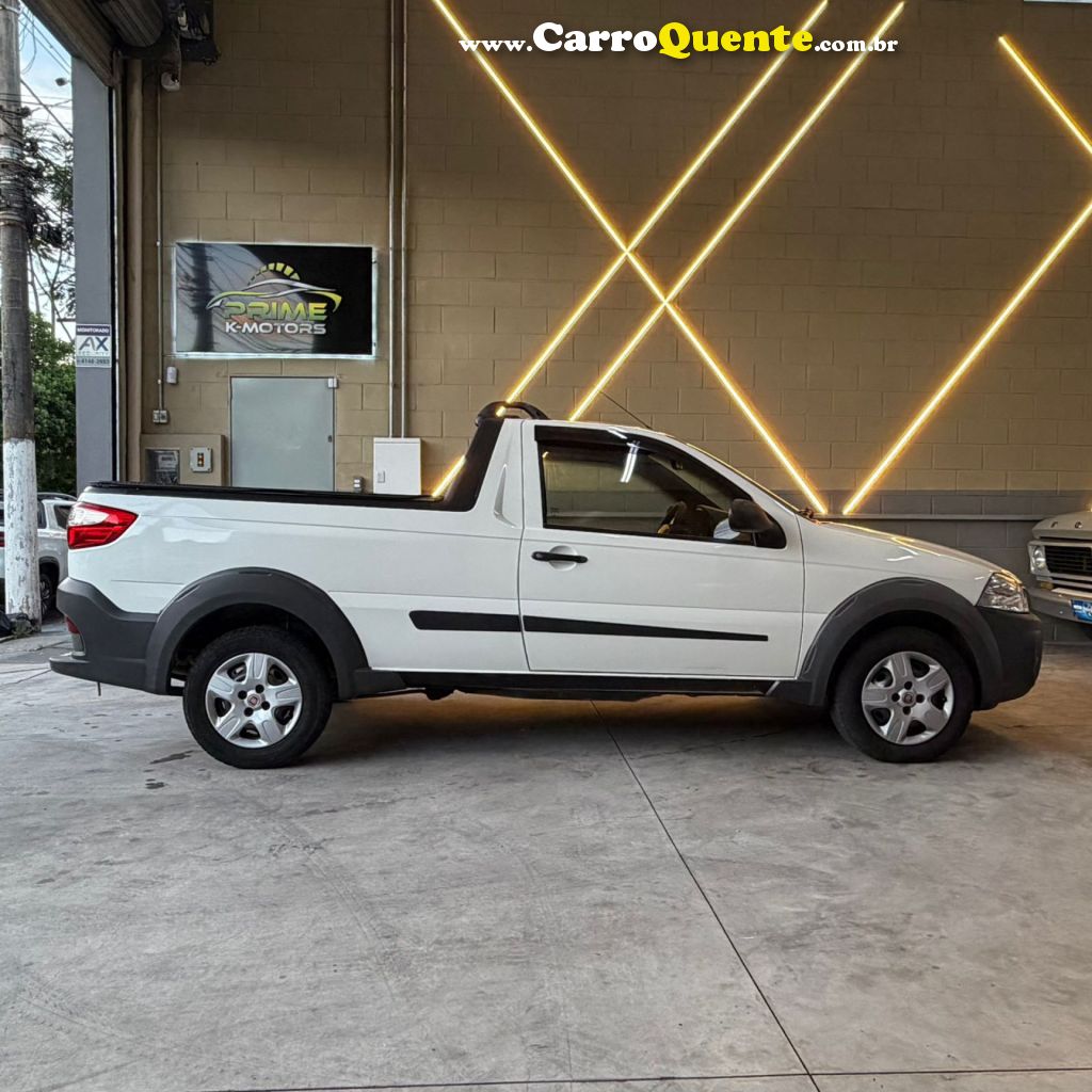 FIAT   STRADA WORKING HARD 1.4 FIRE FLEX 8V CE   BRANCO 2018 1.4 FLEX - Loja