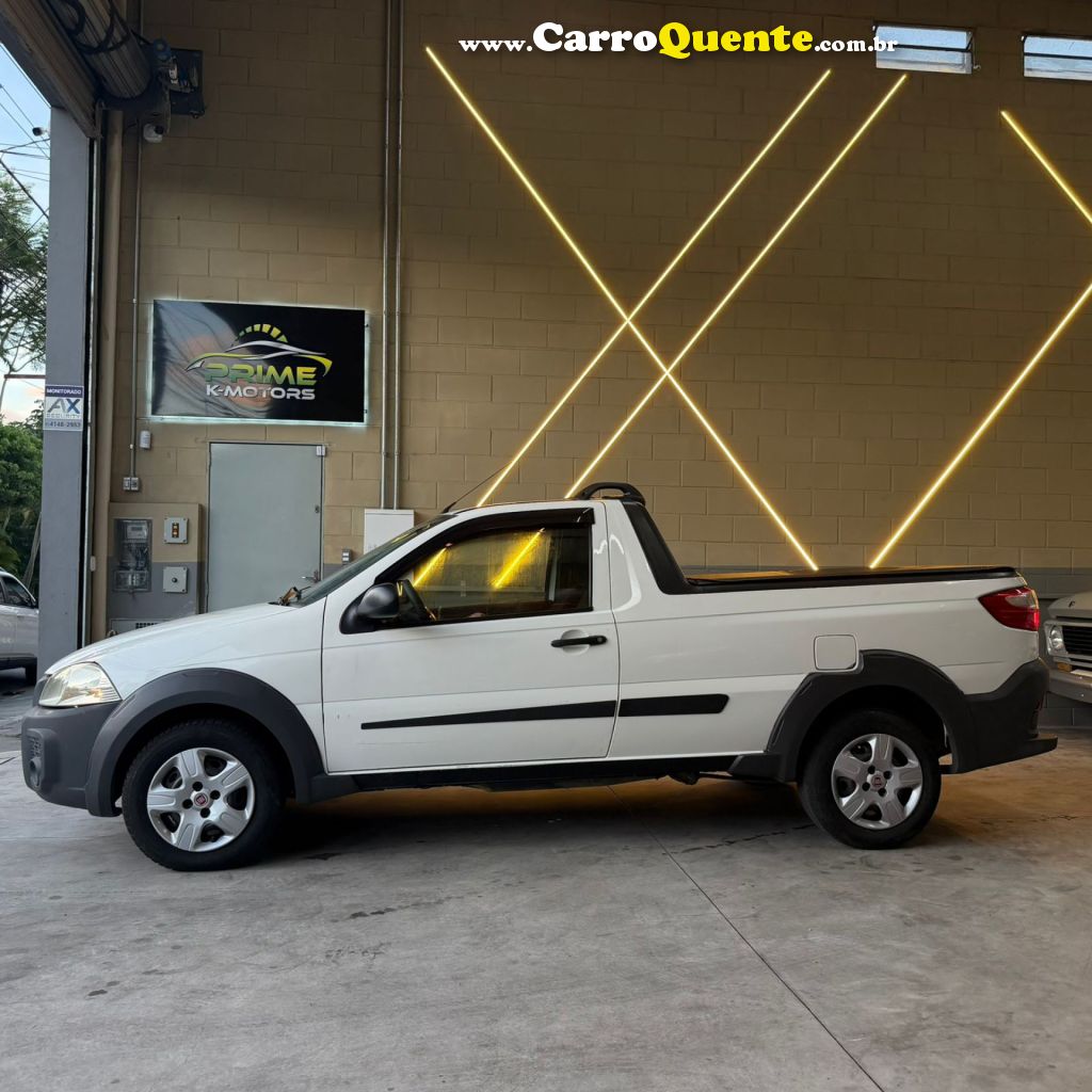 FIAT   STRADA WORKING HARD 1.4 FIRE FLEX 8V CE   BRANCO 2018 1.4 FLEX - Loja