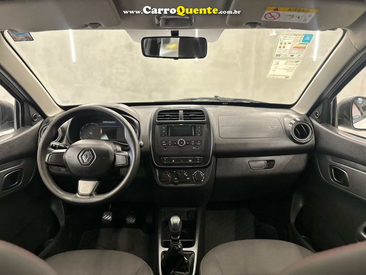 RENAULT   KWID ZEN 1.0 FLEX 12V 5P MEC.   BRANCO 2023 1.0 FLEX - Loja
