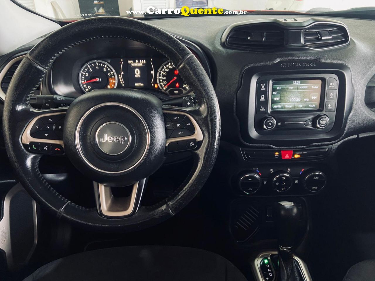JEEP   RENEGADE LONGITUDE 1.8 4X2 FLEX 16V AUT.   BRANCO 2016 1.8 FLEX - Loja