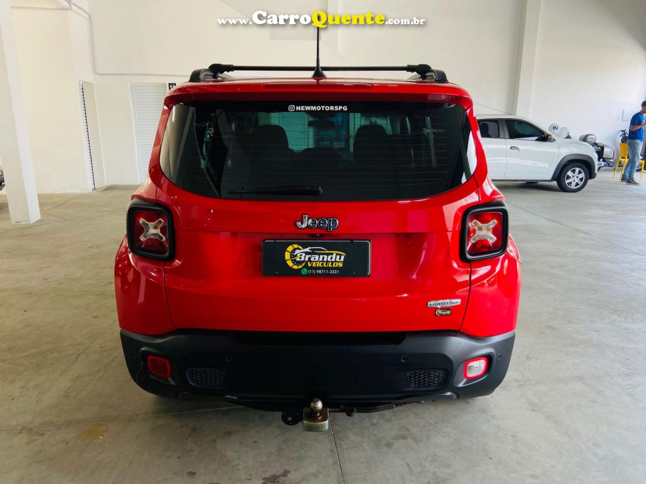 JEEP   RENEGADE LONGITUDE 1.8 4X2 FLEX 16V AUT.   BRANCO 2016 1.8 FLEX - Loja