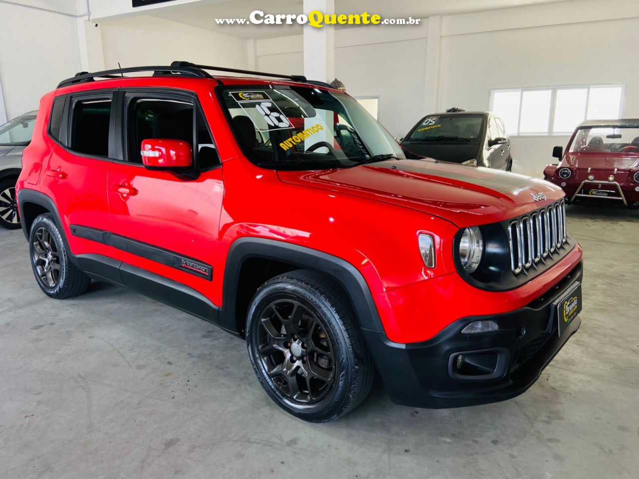 JEEP   RENEGADE LONGITUDE 1.8 4X2 FLEX 16V AUT.   BRANCO 2016 1.8 FLEX - Loja