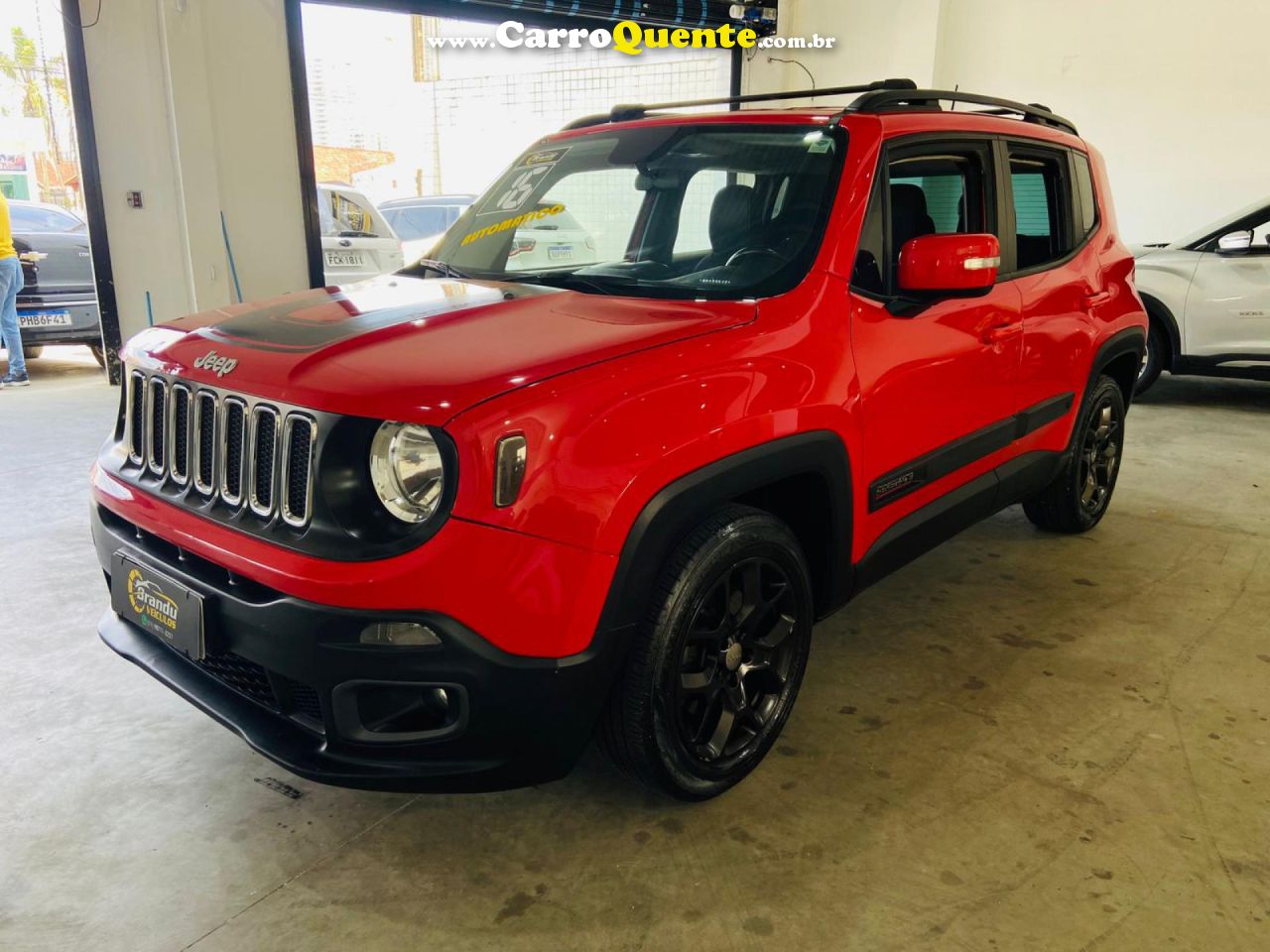 JEEP   RENEGADE LONGITUDE 1.8 4X2 FLEX 16V AUT.   BRANCO 2016 1.8 FLEX - Loja