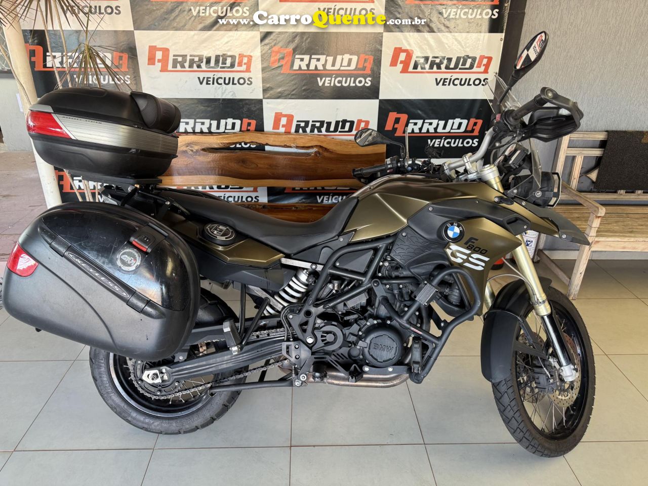 BMW   F800 GS   MARROM 2013 800CC GASOLINA - Loja