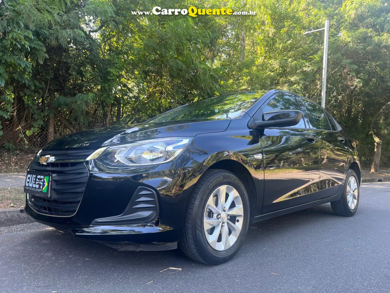 CHEVROLET   ONIX SEDAN PLUS LT 1.0 12V TB FLEX AUT.   PRETO 2023 1.0 FLEX - Loja