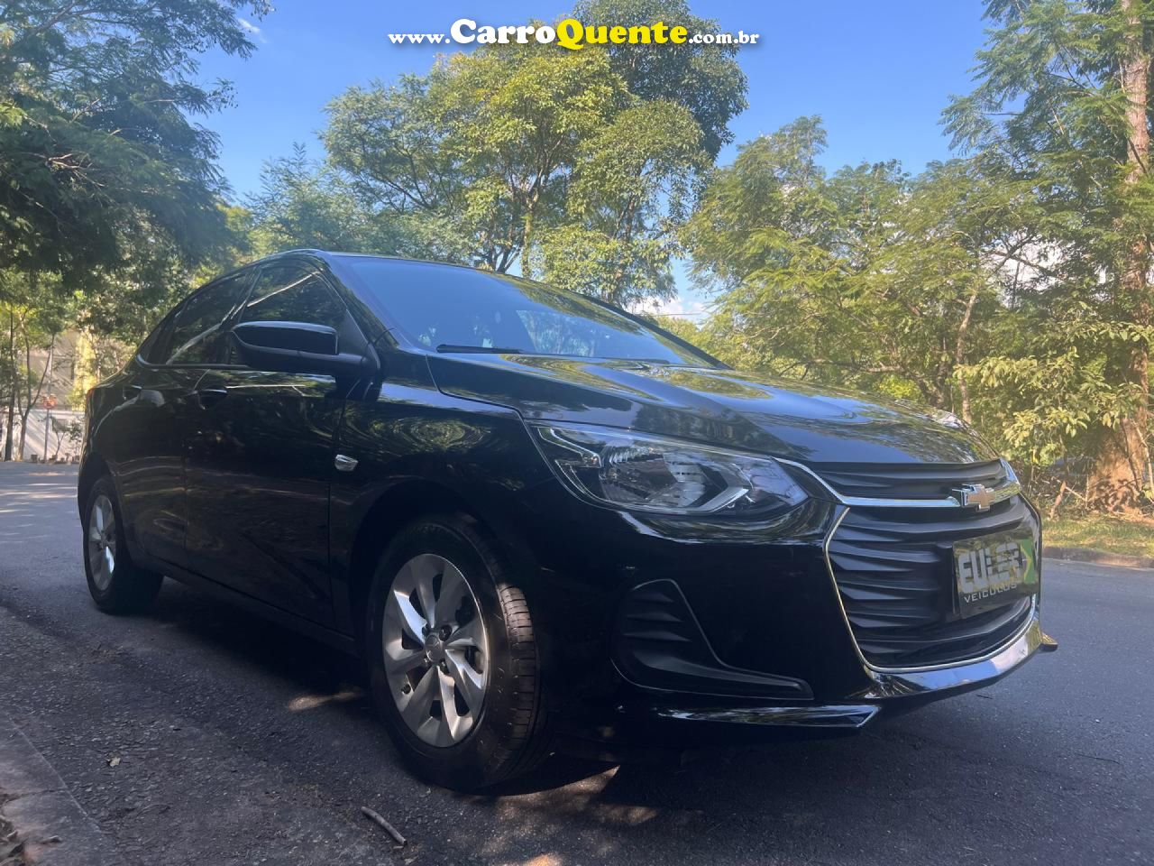 CHEVROLET   ONIX SEDAN PLUS LT 1.0 12V TB FLEX AUT.   PRETO 2023 1.0 FLEX - Loja