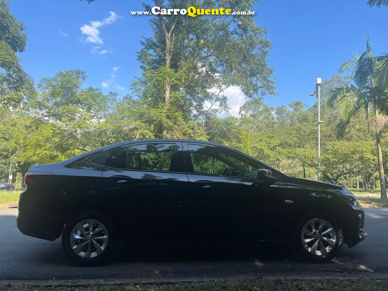 CHEVROLET   ONIX SEDAN PLUS LT 1.0 12V TB FLEX AUT.   PRETO 2023 1.0 FLEX - Loja