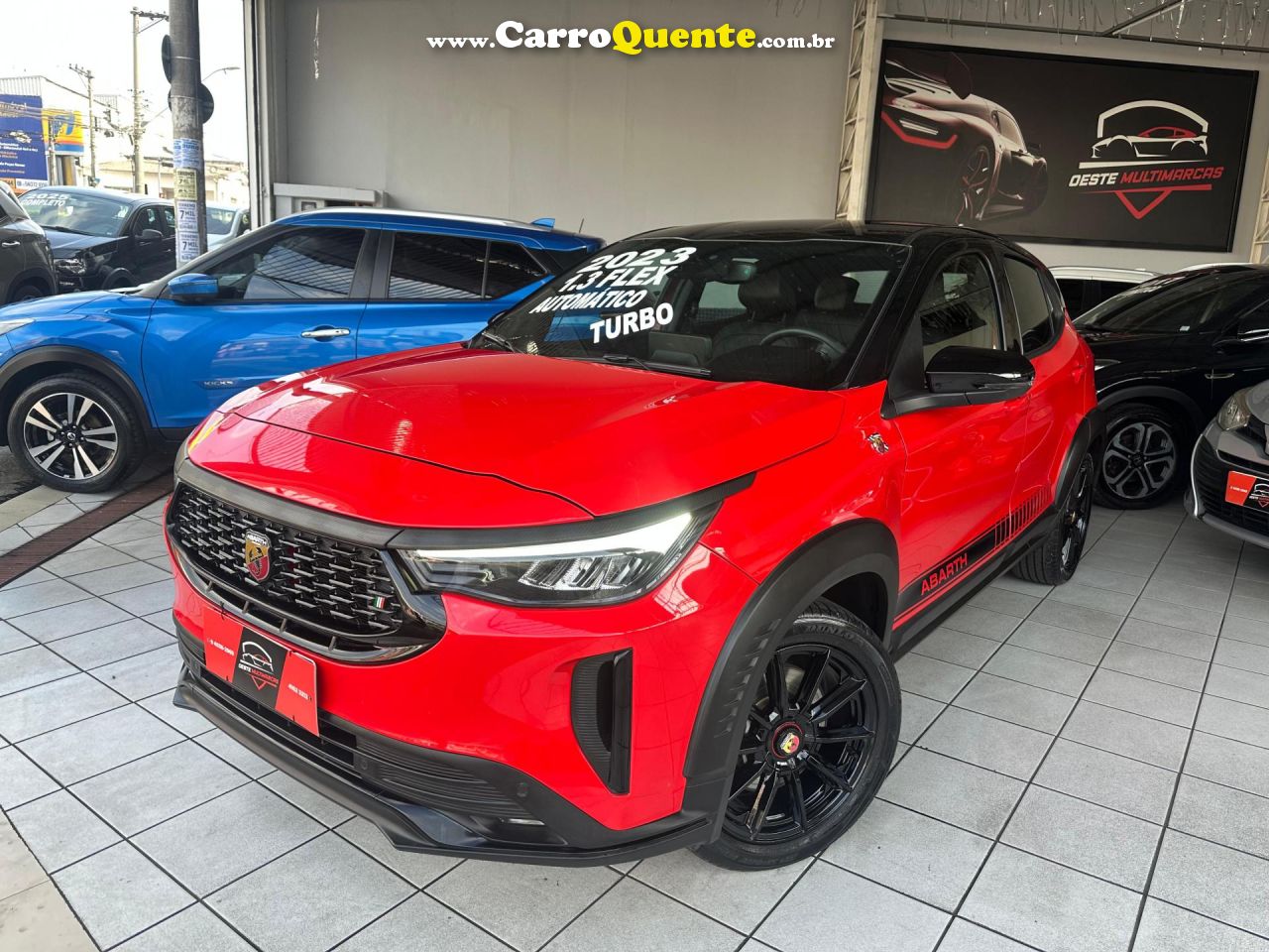 FIAT   PULSE ABARTH 1.3 TURBO 16V FLEX AUT.   VERMELHO 2023 1.3 FLEX - Loja