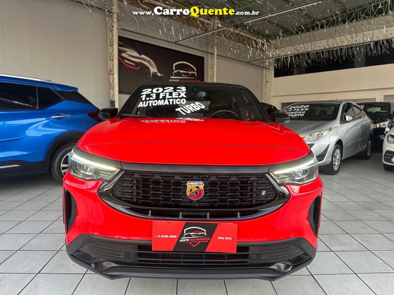 FIAT   PULSE ABARTH 1.3 TURBO 16V FLEX AUT.   VERMELHO 2023 1.3 FLEX - Loja