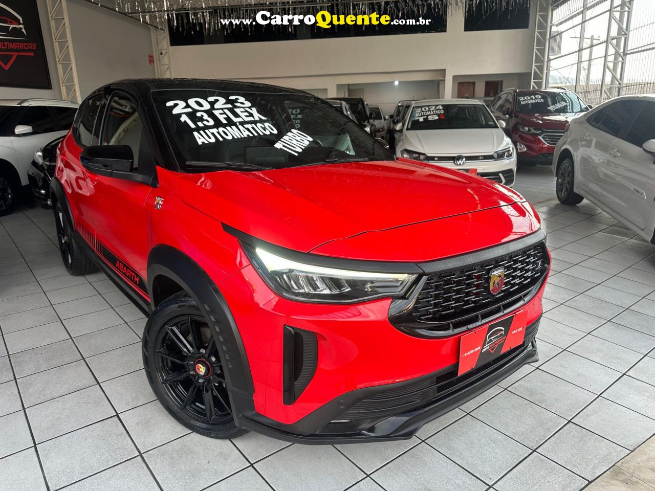 FIAT   PULSE ABARTH 1.3 TURBO 16V FLEX AUT.   VERMELHO 2023 1.3 FLEX - Loja