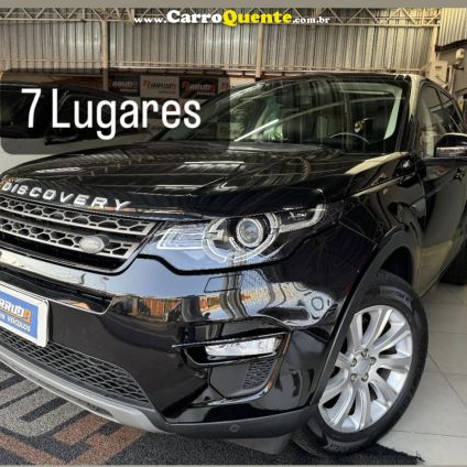 LAND ROVER   DISCOVERY SPORT SI4 SE 2.0 4X4   PRETO 2016 2.0 GASOLINA