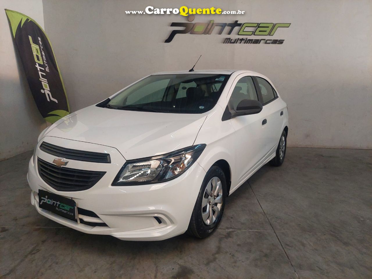 CHEVROLET   ONIX HATCH JOY 1.0 8V FLEX 5P MEC.   BRANCO 2019 1.0 FLEX - Loja